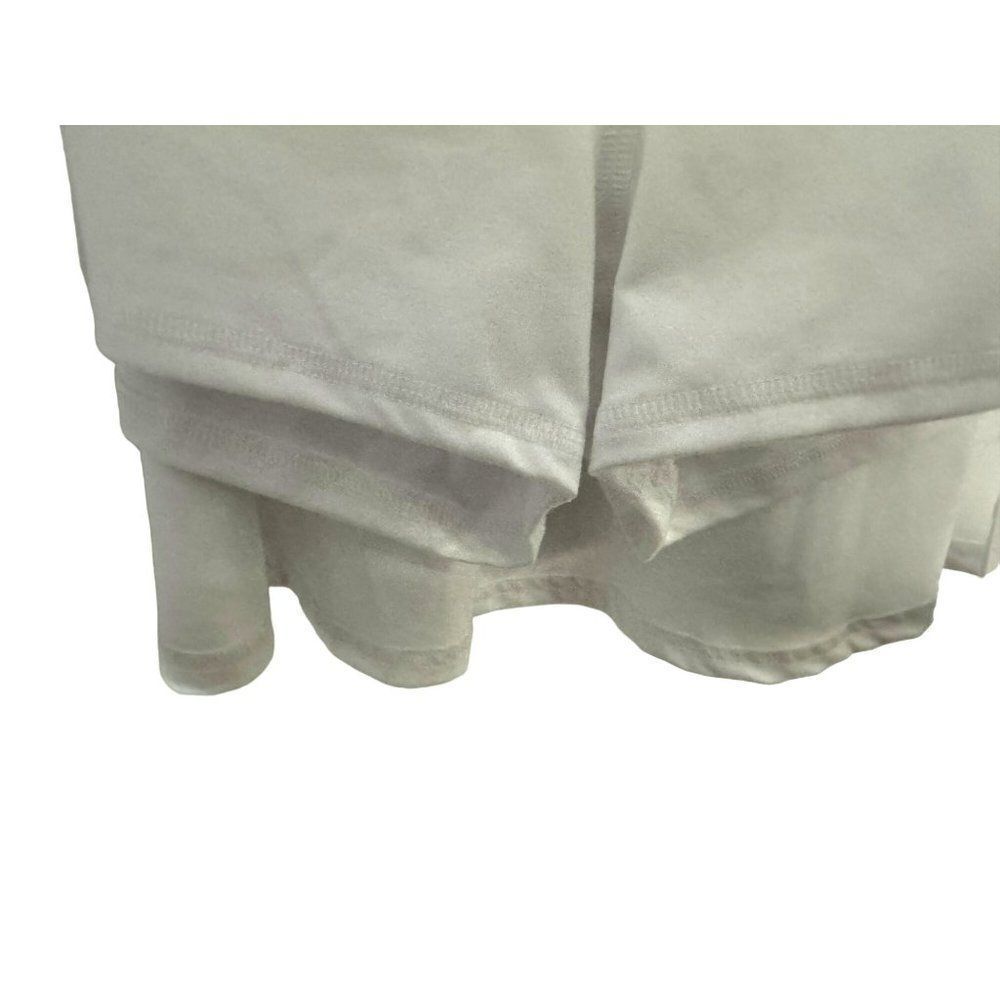 Modern White Jersey So Sporty Tennis Skort Sz XL Pull On Wide Waistband NEW - Picture 3 of 7